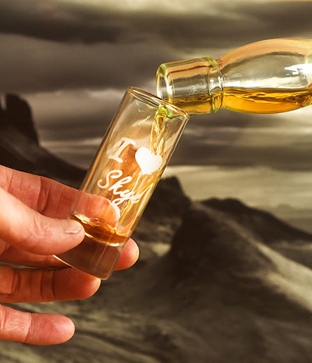 Shot Glasses of the Isle of Skye by Skye Souvenirs