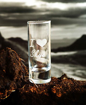 Shot Glasses of the Isle of Skye by Skye Souvenirs