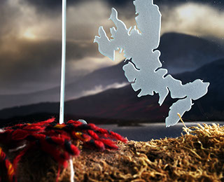 Luxury Glass Coaster of the Isle of Skye by Skye Souvenirs