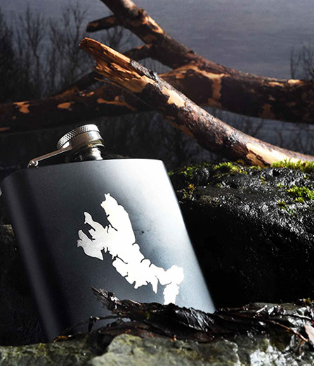 Luxury Hip Flask of the Isle of Skye by Skye Souvenirs