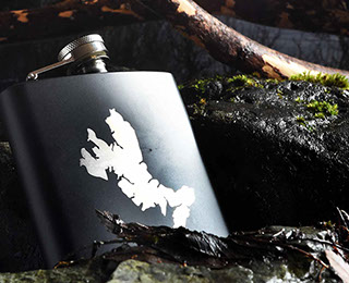 Luxury Hip Flask of the Isle of Skye by Skye Souvenirs