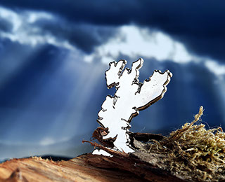 Luxury Fridge Magnet of the Isle of Skye by Skye Souvenirs