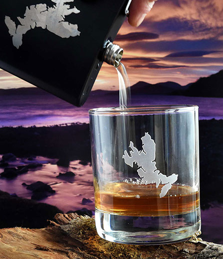 Dram Glass of the Isle of Skye by Skye Souvenirs