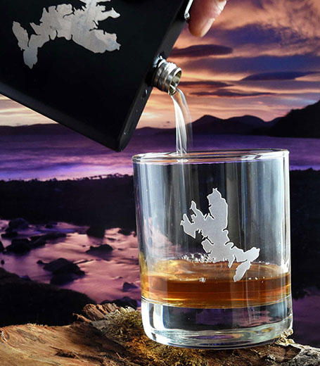 Dram Glass of the Isle of Skye by Skye Souvenirs