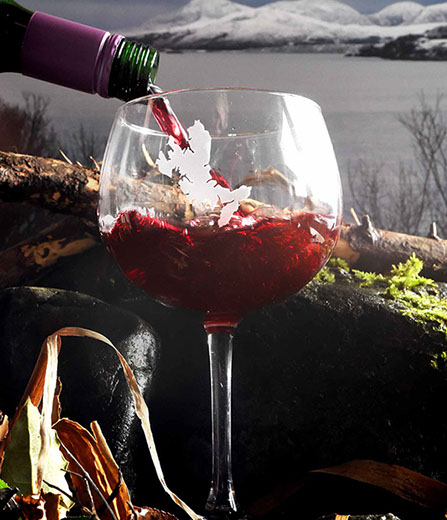 Gin Glass of the Isle of Skye by Skye Souvenirs