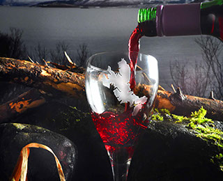 Wine Glass of the Isle of Skye by Skye Souvenirs