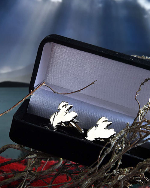 Luxury Cufflinks of the Isle of Skye by Skye Souvenirs