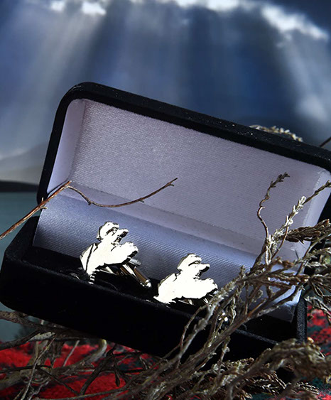 Luxury Cufflinks of the Isle of Skye by Skye Souvenirs
