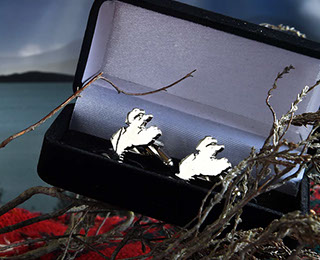 Luxury Cufflinks of the Isle of Skye by Skye Souvenirs
