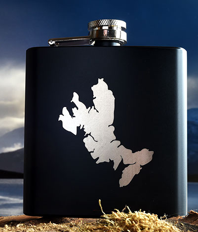 Luxury Hip Flask of the Isle of Skye by Skye Souvenirs
