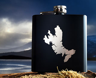 Luxury Hip Flask of the Isle of Skye by Skye Souvenirs