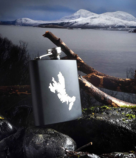 Luxury Hip Flask of the Isle of Skye by Skye Souvenirs